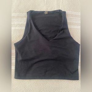 Beyond yoga heather rib crop tank